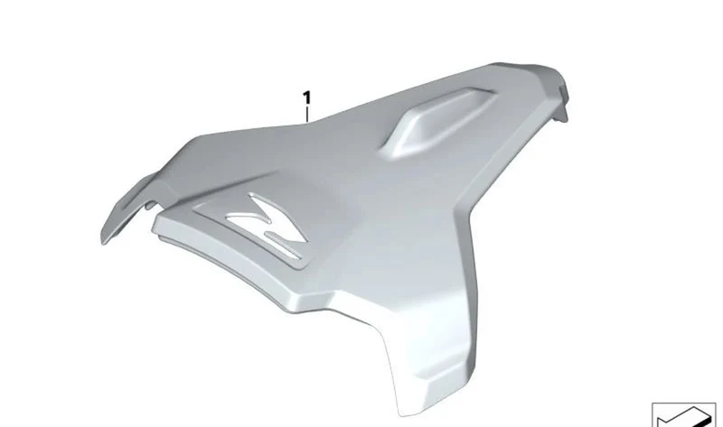 Recubrimiento asiento del acompañante OEM 77349457518 para motos BMW F 900 R (K83, 0K11, 0K81)... y más. Original BMW Motorrad.