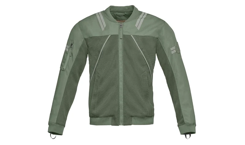 Chaqueta Swartberg AIR verde talla 50 OEM 76125A809C3 para BMW. Original BMW Motorrad.