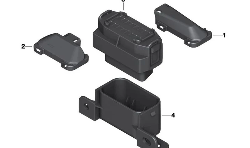 Caja de guía OBD OEM 61138549907 para motos BMW R1200GS, F750GS, S1000RR, K1600GT... y más. Original BMW Motorrad.