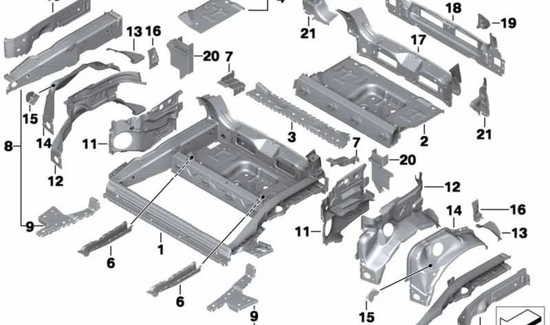 Revestimiento interior trasero OEM 41002758370 para MINI Cabrio R57, R57 LCI. Original MINI.