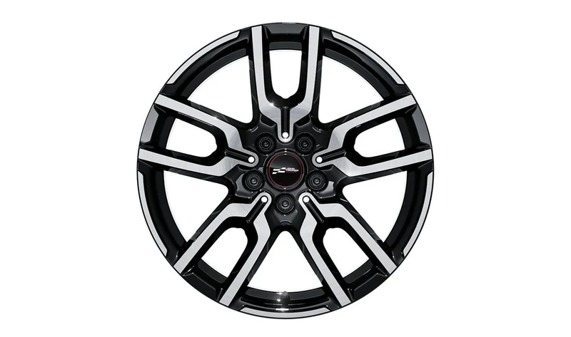 Llanta de aluminio JCW Lap Spoke 960 bicolor 18" OEM 36105B3F5E6 para MINI Cooper J01, Aceman J05. Original MINI.