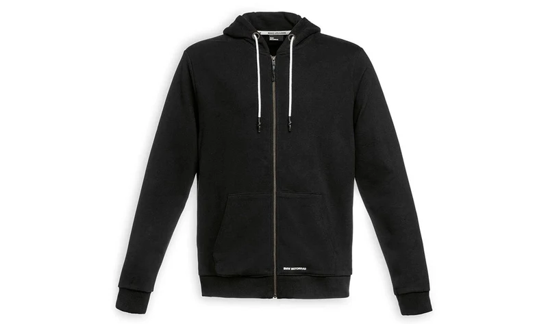 Sudadera con cremallera negra "Make Life a Ride" talla M para BMW. Original BMW Motorrad.