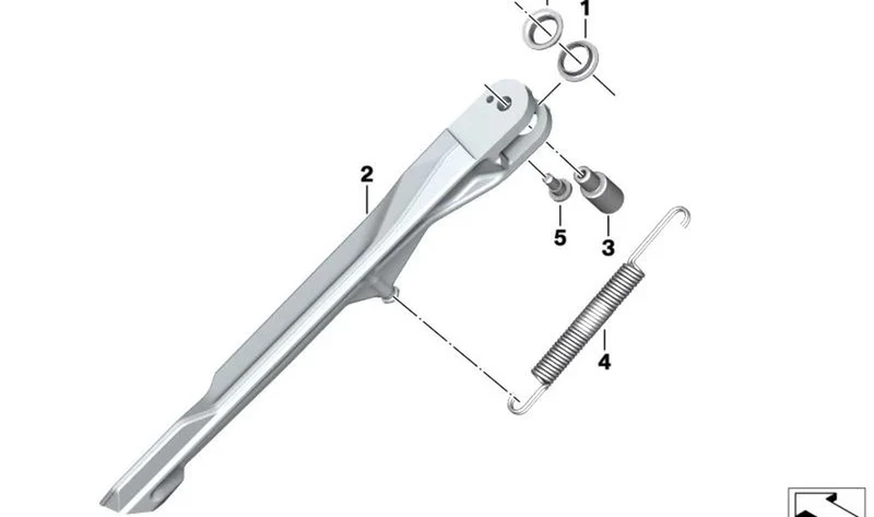 Tornillo alomado con saliente OEM 32738527483 para BMW Motorrad K07, K17, K18, K19. Original BMW Motorrad.