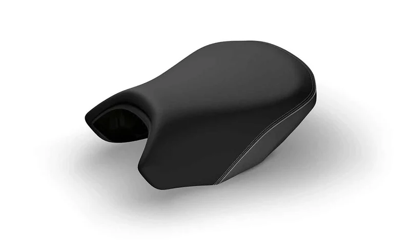 Asiento conductor alto OEM 77348553995 para motos BMW R1200GS, R1250GS, R1200GS Adv., R1250GS Adv. Original BMW Motorrad.