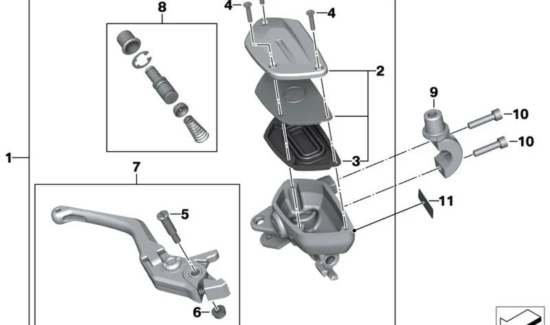 Pistón OEM 32728562179 para motos BMW R nineT, F 750 GS, F 850 GS... y más. Original BMW Motorrad.