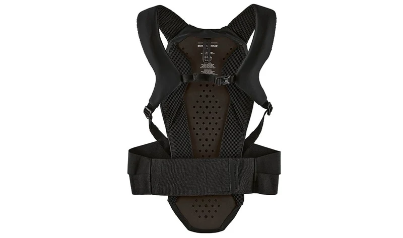 Protector de espalda XXL con correas negro OEM 76417109671 para BMW. Original BMW Motorrad.