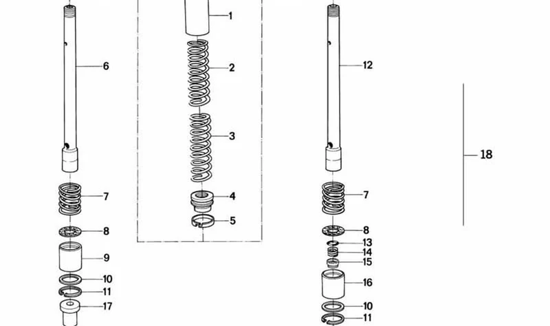 Arandela distanciadora OEM 07119932709 para BMW Motorrad K75, K100, K75 RT, K100 LT, K100 RS. Original BMW Motorrad.