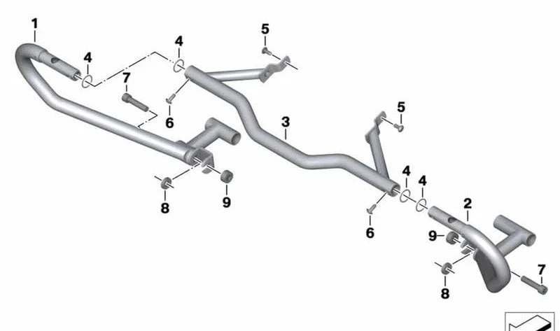 Arandela plástica OEM 46637701206 para motos BMW R1200GS, R1200GS Adventure. Original BMW Motorrad.