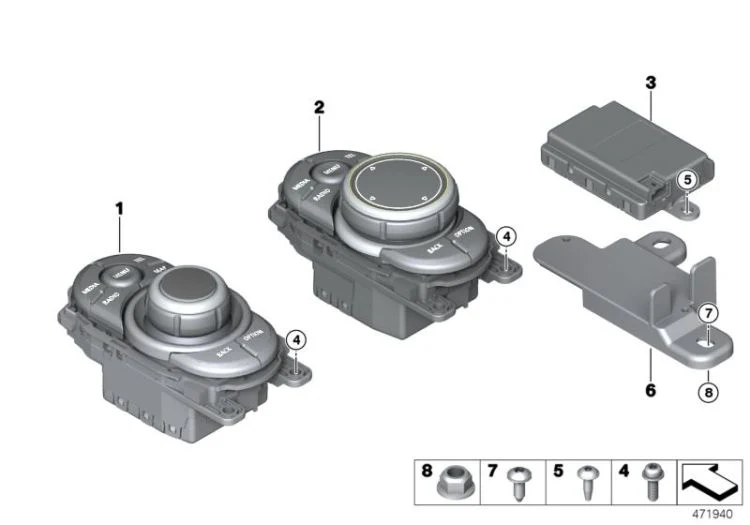 Controlador central OEM 65829328098 para MINI F56, F55, Clubman F54, Cabrio F57, Countryman F60. Original MINI.