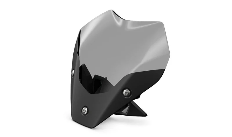 Parabrisas bajo tintado OEM 46635A7E2A5 para motos BMW M 1000 R, S 1000 R. Original BMW Motorrad.
