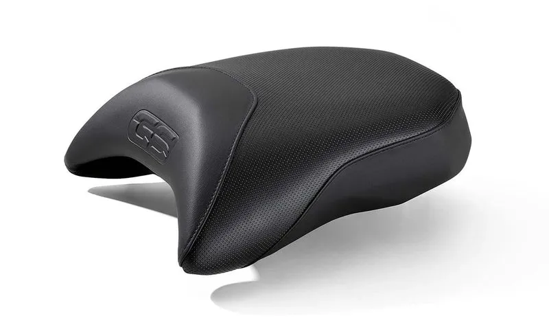 Asiento del acompañante calefactable negro OEM 52539457781 para motos BMW R 1250 GS, R 1250 GS Adventure. Original BMW Motorrad.