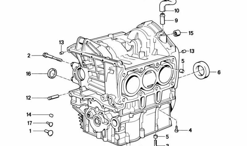 Tubo flexible de ventilación OEM 11151460480 para BMW Motorrad K75, K75 RT, K75 S, K100, K100 LT, K100 RS. Original BMW Motorrad.