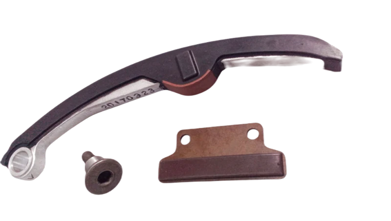 Juego riel tensor/guía de cadena OEM 11318523450 para BMW i3 I01, I01 LCI. Original BMW.