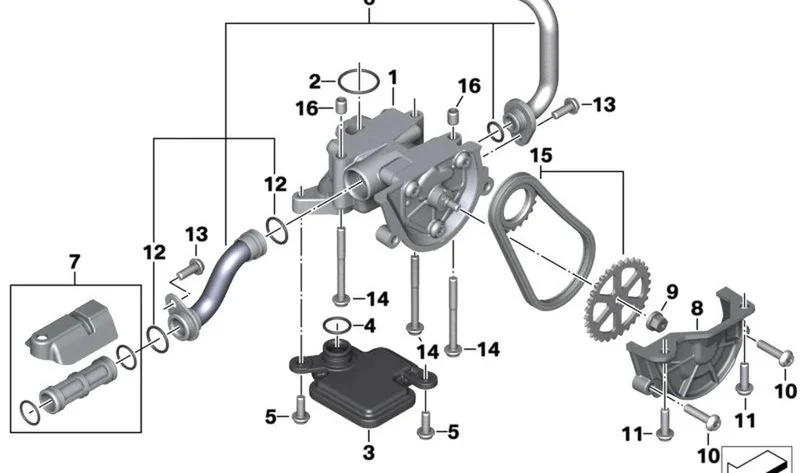 Esnórquel de aspiración OEM 11418392069 para motos BMW F750GS, F850GS, F900R, F900XR. Original BMW Motorrad.