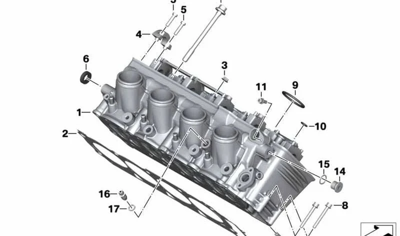 Retén de eje OEM 11127675484 para motos BMW K1200S, K1300S, K1200R, K1300R, K1200GT, K1300GT. Original BMW Motorrad.