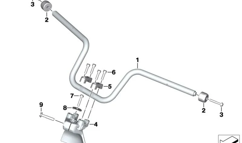 Arandela OEM 31427923288 para motos BMW C600 Sport (K07, 0C51) 11/2011-3/2016. Original BMW Motorrad.