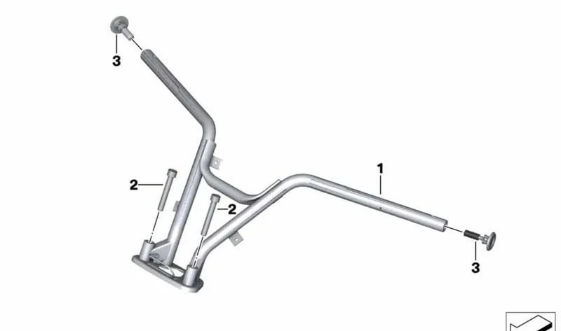 Tapón de cierre OEM 32718543624 para motos BMW C evolution (K17). Original BMW Motorrad.