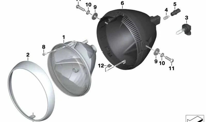 Arandela dentada OEM 63122306753 para motos BMW G650X, R850C, R1200C, HP2 Enduro, R1200R... y más. Original BMW Motorrad.