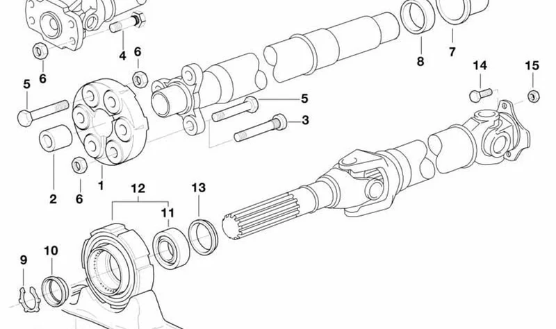 Disco articulado OEM 26111225624 para MINI Countryman R60, Paceman R61, BMW E36, E46, E90, E91, E92, E93, E60, E61, X1 E84, Z3 E36, Z4 E85... y más. Original BMW y MINI.