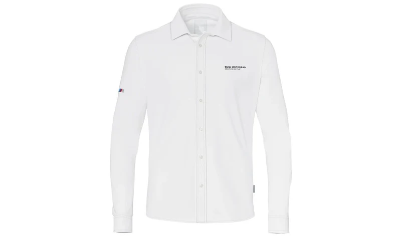 Camiseta Motorsport blanca talla XXXL OEM 76618536739 para BMW. Original BMW Motorrad.