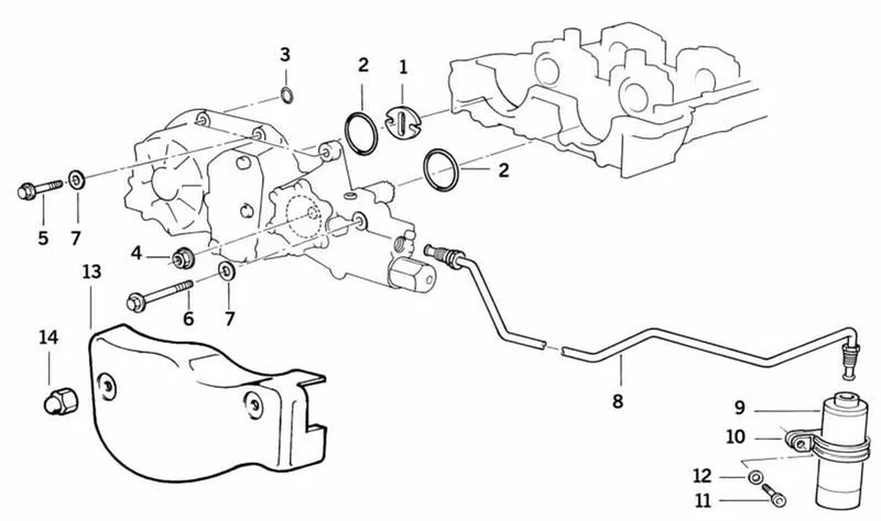 Tuerca sombrerete M6 OEM 18121454534 para BMW 3' E36, Z3 E36, K589 (K100, RS, RT, LT). Original BMW Motorrad.