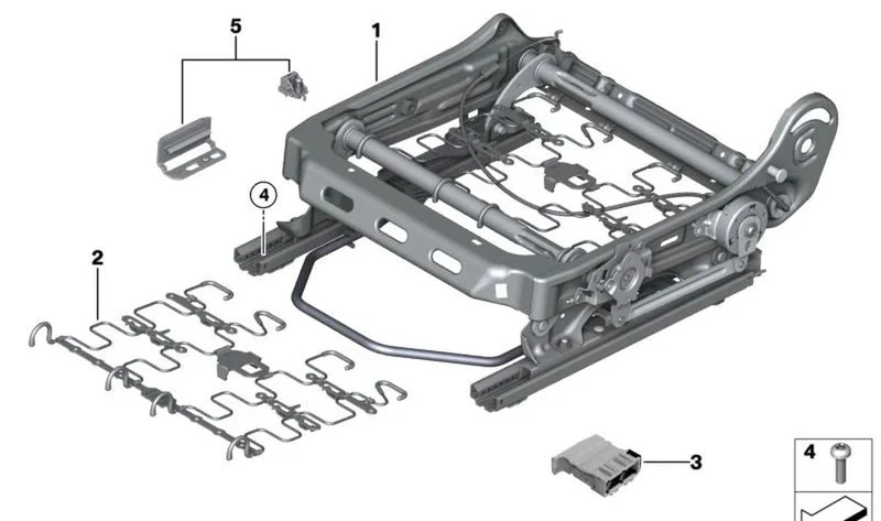 Tornillo cabeza cilíndrica M8X40 OEM 07147341897 para MINI R56, R56 LCI, Clubman R55, Cabrio R57, Coupé R58, Roadster R59, Paceman R61... y más. Original MINI.