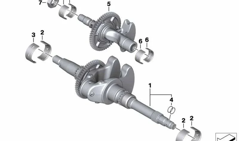 Tuerca hexagonal OEM 11278388138 para motos BMW C 400 GT, C 400 X. Original BMW Motorrad.