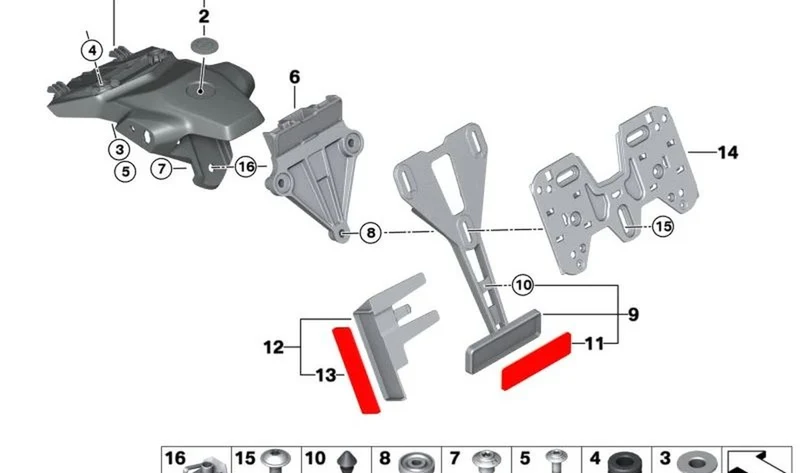 Boquilla OEM 62118356970 para motos BMW R nineT, F 900 R, M 1000 R, S 1000 RR... y más. Original BMW Motorrad.