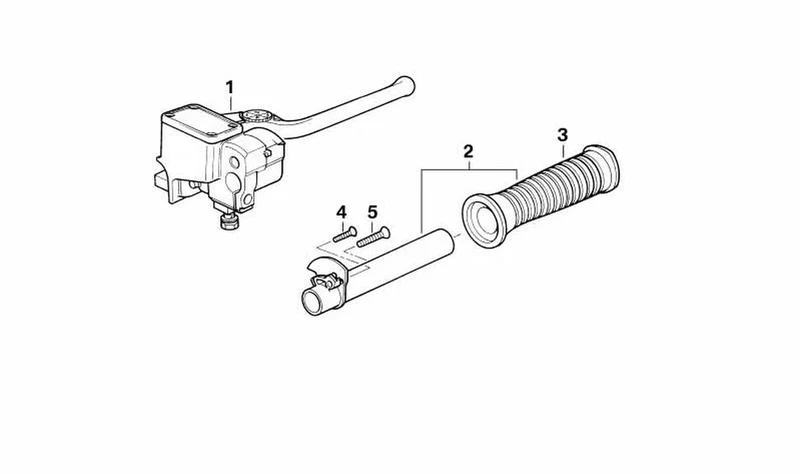 Empuñadura derecha OEM 32722310823 para motos BMW R 850 GS, R 1100 GS, K1, K 100 RS, K 1100 LT... y más. Original BMW Motorrad.