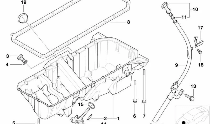 Soporte de conducto OEM 13311716049 para motos BMW R1200GS, R1250RT, F850GS... y más. Original BMW Motorrad.