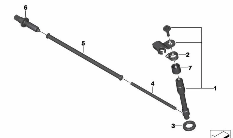 Muelle OEM 21528523464 para motos BMW S1000RR, S1000R, S1000XR, HP4... y más. Original BMW Motorrad.
