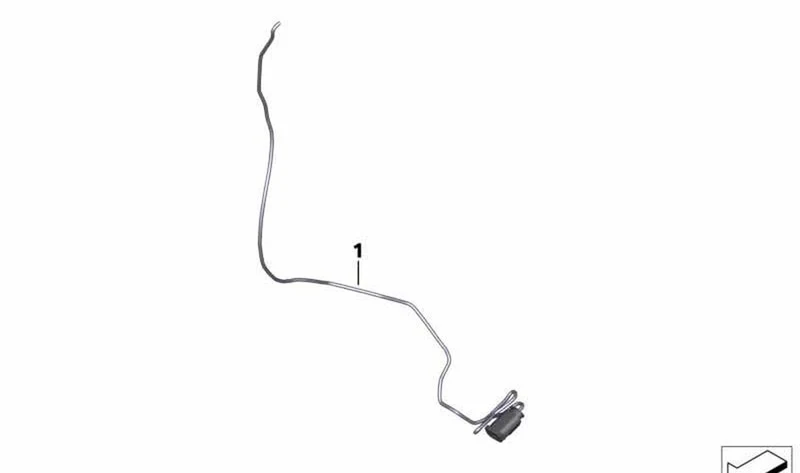 Cable de conexión E-Call OEM 61121540926 para motos BMW F 900 R, F 900 XR. Original BMW Motorrad.