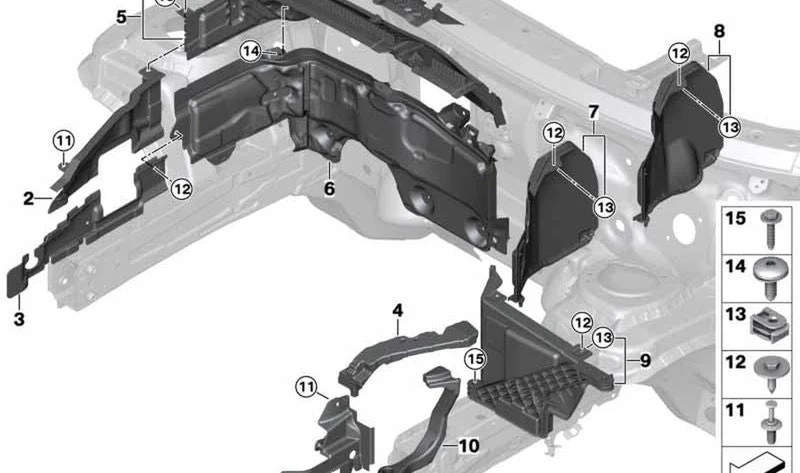 Pieza superior del salpicadero OEM 51717290802 para MINI F56, F55, Cabrio F57. Original MINI.