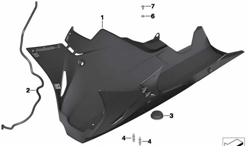 Tubo flexible de combustible OEM 16117718574 para BMW Motorrad K42 HP4, K46 S 1000 RR, K47 S 1000 R. Original BMW Motorrad.