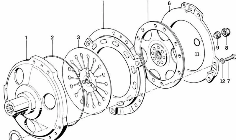 Arandela de tope OEM 11211461813 para motos BMW K1, K100, K1100... y más. Original BMW Motorrad.