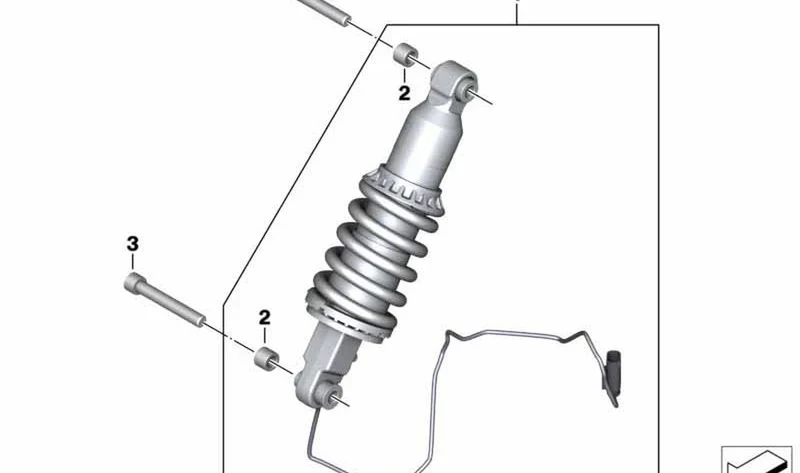 Tornillo ISA M12X1,5X80-MK OEM 07129905658 para BMW Motorrad R1200GS, R1200RT, K1300S, K1600GT... y más. Original BMW Motorrad.