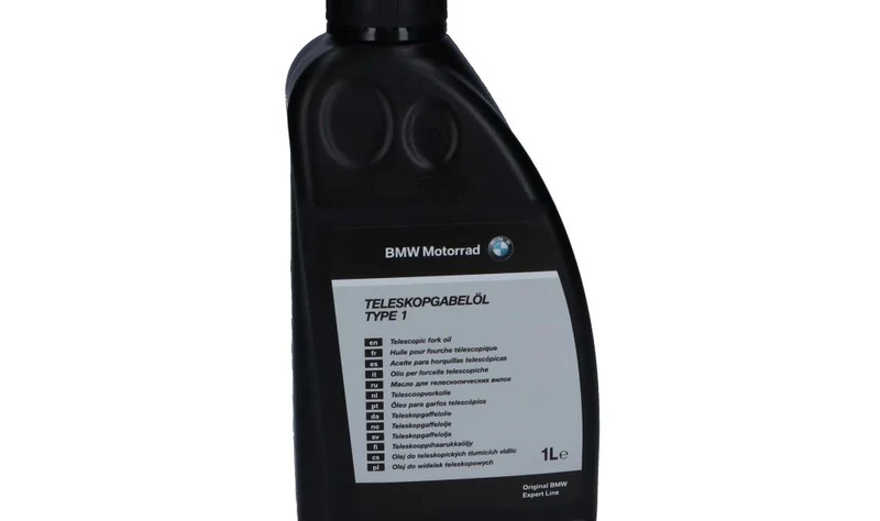 Aceite para horquilla telescópica OEM 31429062158 para motos BMW R1200GS, F800GS, R1150RT... y más. Original BMW Motorrad.