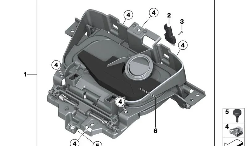 Microinterruptor OEM 61317671111 para motos BMW R1200GS, F800GS, K1600GT... y más. Original BMW Motorrad.