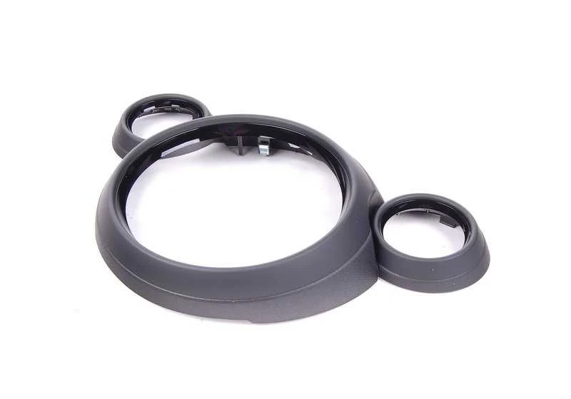 Anillo de adorno Piano Black OEM 51459810000 para MINI Countryman R60, Paceman R61. Original MINI.