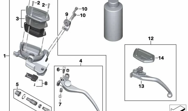 Tapa de embrague OEM 32728404099 para motos BMW R nineT, R nineT Pure, R nineT Scrambler, R nineT Racer, R nineT Urban G/S. Original BMW Motorrad.