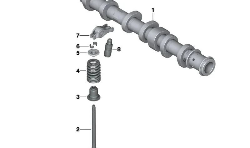 Válvula de escape OEM 11348621265 para MINI F56, F55, Cabrio F57. Original MINI.