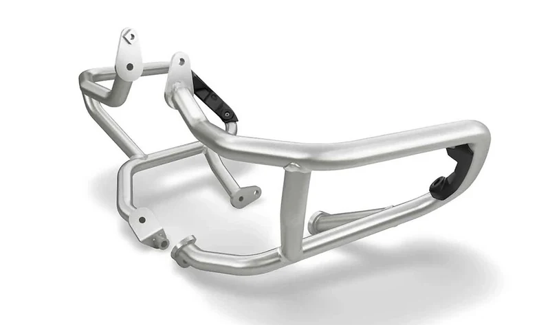 Estribo de protección de motor izquierdo OEM 46638389433 para motos BMW R 1200 GS, R 1250 GS, R 1200 R, R 1250 R, R 1200 RS, R 1250 RS. Original BMW Motorrad.