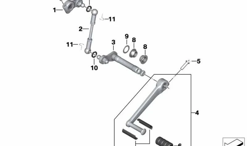 Árbol de embrague OEM 23417691320 para motos BMW R1200GS, R1200GS Adventure. Original BMW Motorrad.