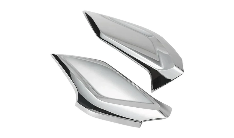 Deflector de viento derecho cromado OEM 46638564788 para BMW Motorrad K1600GT, K1600GTL, K1600B. Original BMW Motorrad.