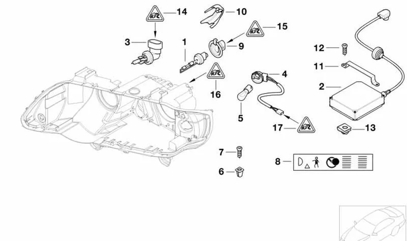 Tornillo hexagonal para chapa OEM 07119910365 para motos BMW K1200RS, K1200LT, K1200GT. Original BMW Motorrad.