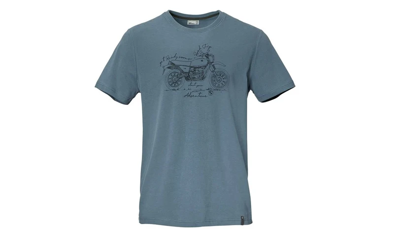 Camiseta azul talla M OEM 76617109924 para BMW Motorrad. Original BMW.