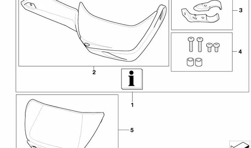 Juego de protección de mano OEM 71607706209 para motos BMW R 1200 GS (K25) 2007-2012. Original BMW Motorrad.