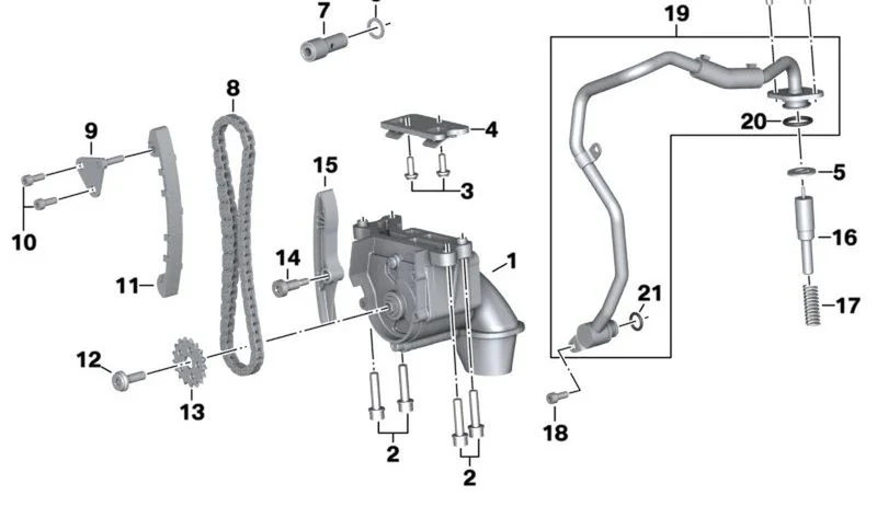 Apoyo OEM 11441341041 para motos BMW R 1200 GS, R 1200 RT, R nineT, R 850 GS... y más. Original BMW Motorrad.