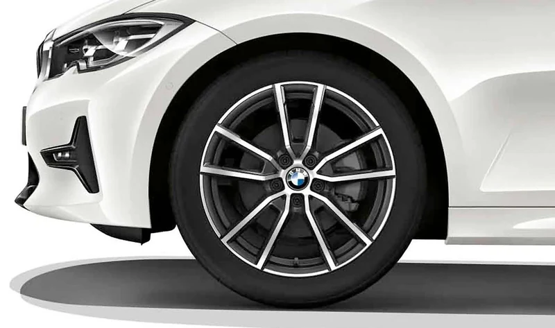 Llanta completa de invierno 18" OEM 36115B84304 para BMW Serie 3 (G20, G21), Serie 4 (G22, G23)... y más. Original BMW.