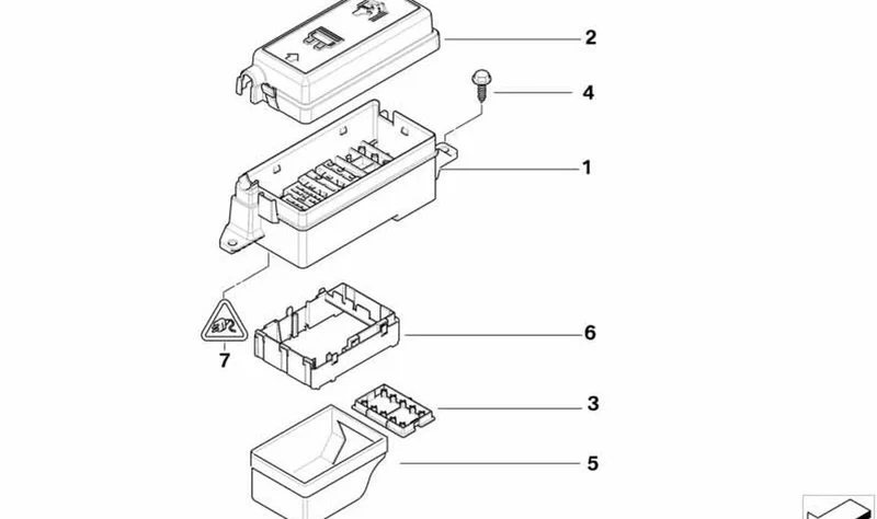 Caja de enchufe OEM 61136900551 para MINI R50, R53, Cabrio R52. Original MINI.